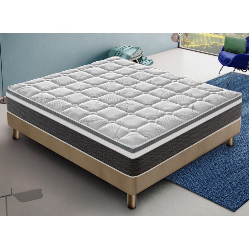 foto del prodotto materasso 140x200 in memory foam altezza 30 cm ortopedico rigidit h4 modello anna