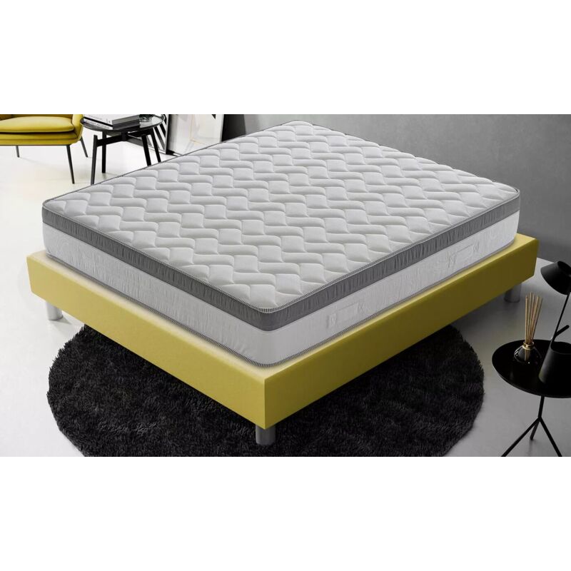 foto del prodotto materasso 140x200 in memory foam alto 26 cm sfoderabile 6 cm memory gel rinfrescante