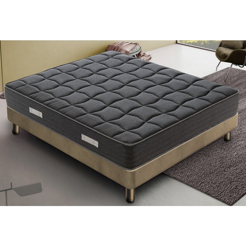 foto del prodotto materasso 160x190 memory foam altezza 30 cm ortopedico rigidit h4 blackmoon