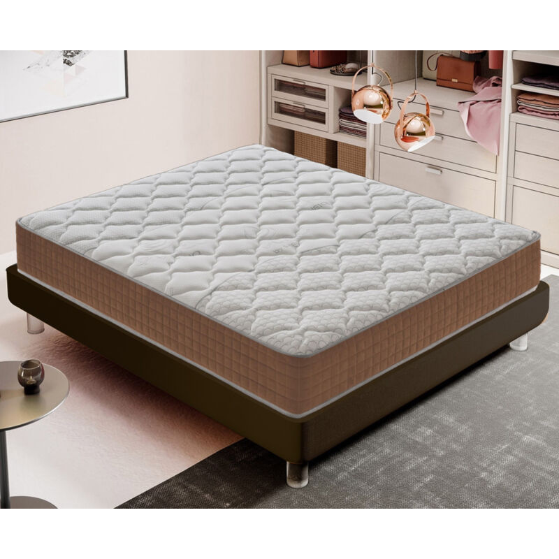 foto del prodotto materasso 200x200 1600 molle insacchettate e memory foam a 9 zone differenziate alto 25cm ortopedico anatomico antibatterico antiacaro