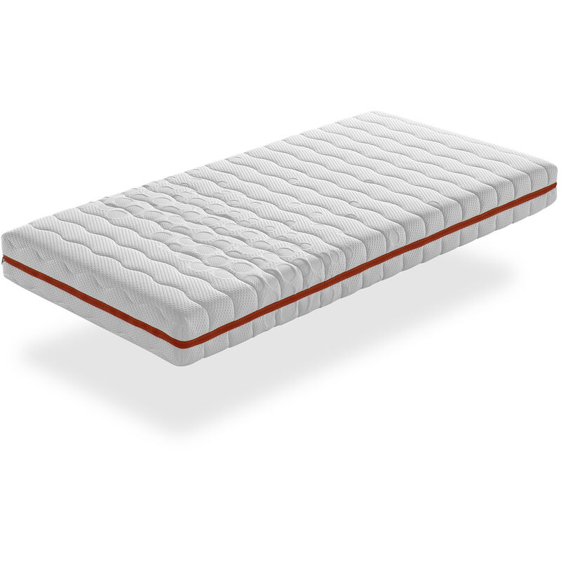 foto del prodotto materasso 80x200 letto bambini alto 18 cm gea visco memory foam, antibatterico e sfoderabile, ideale per letti estraibili e montessori