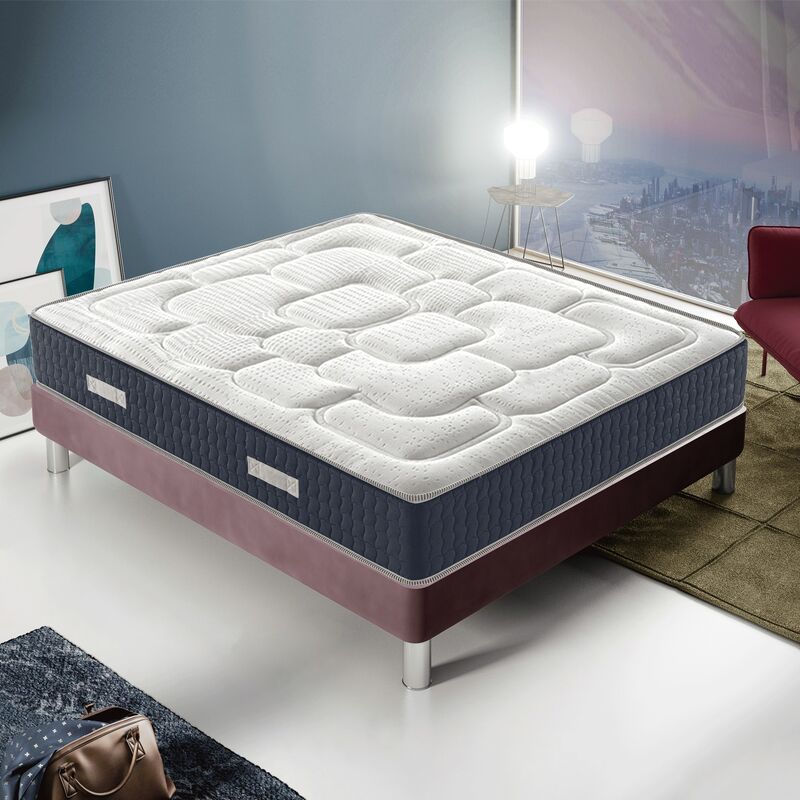 foto del prodotto materasso 90x200 in memory foam altezza 30 cm 11 zone differenziate ortopedico anatomico