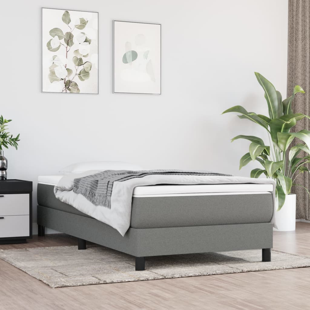 foto del prodotto materasso a molle insacchettate grigio scuro 80x200x20 cm