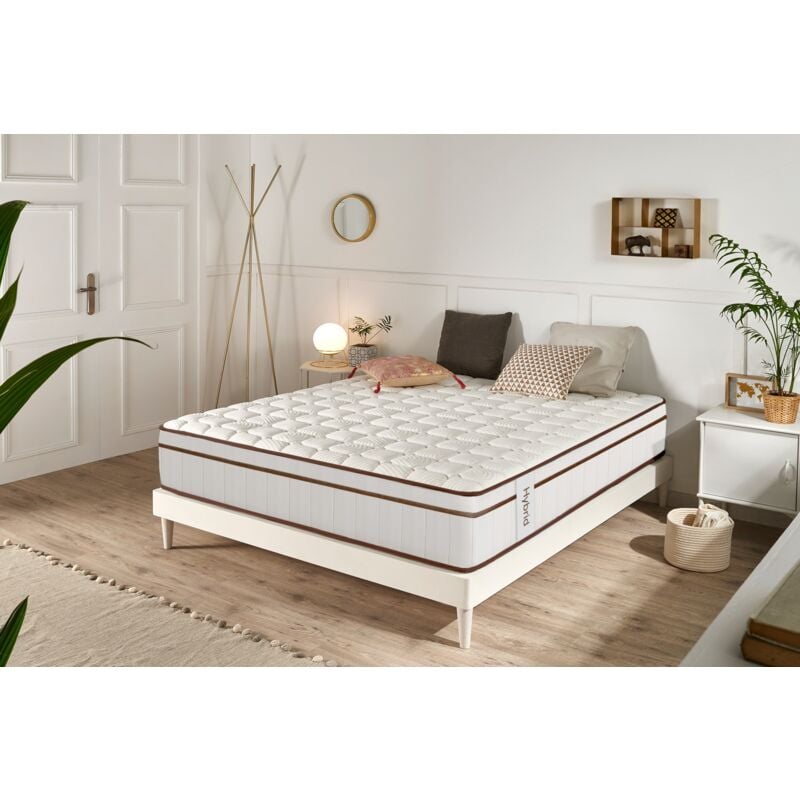 foto del prodotto materasso a molle insacchettate hybrid bianco 30 cm 160x200 cm moonia