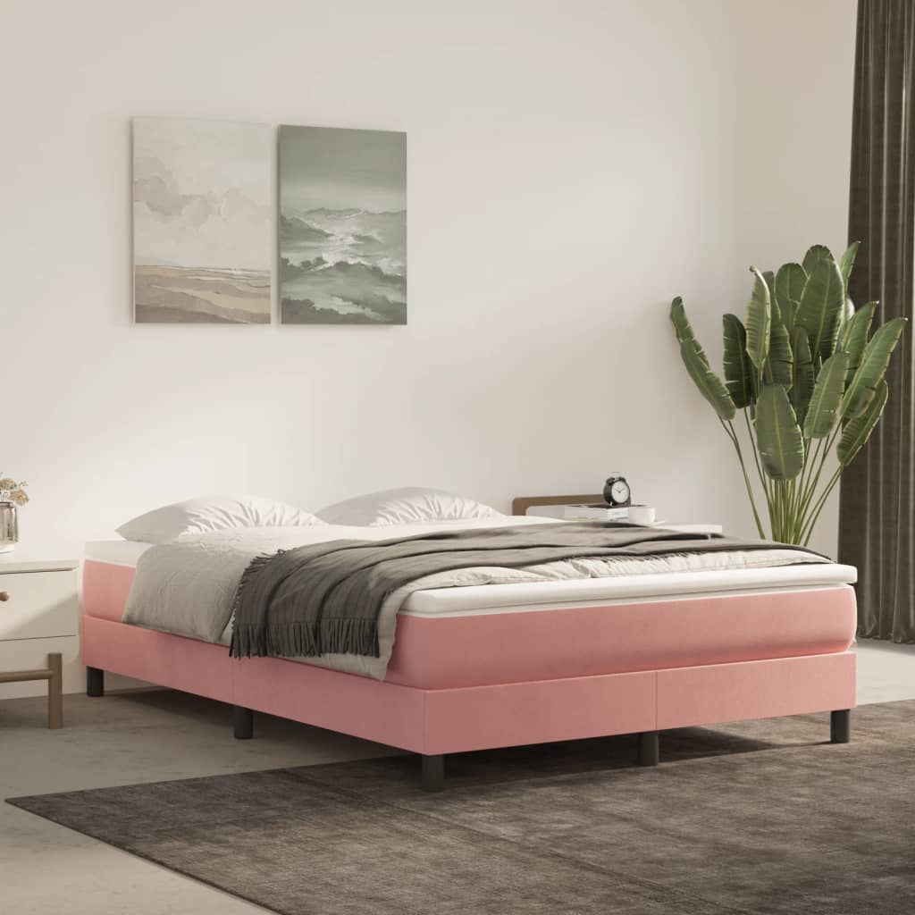 foto del prodotto materasso a molle insacchettate rosa 140x200x20 cm in vellutocod mxl 98459