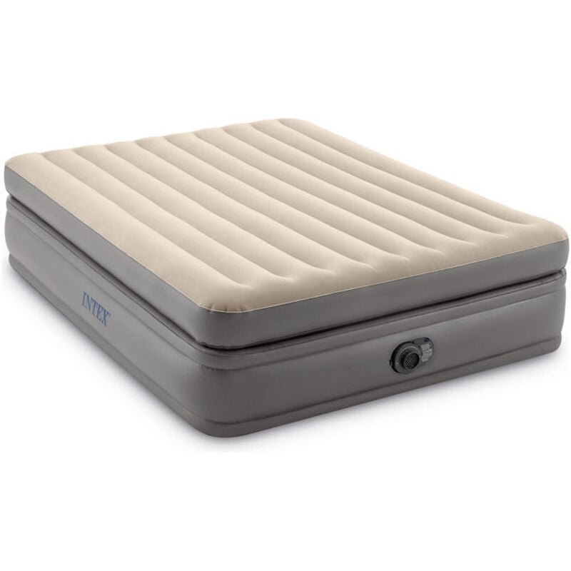 foto del prodotto materasso airbed dura-beam prime comfort elevated con pompa elettrica incorporata matrimoniale - intex
