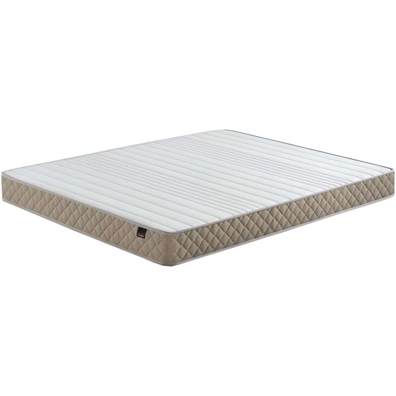 foto del prodotto materasso altamente traspirante a media rigidit con anima flessibile, fibre naturali, altezza 15 16 cm, varie misure