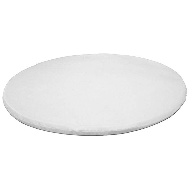 foto del prodotto materasso bianco per letto balinese formentera di newgarden. dimensioni 140x112x8 cm