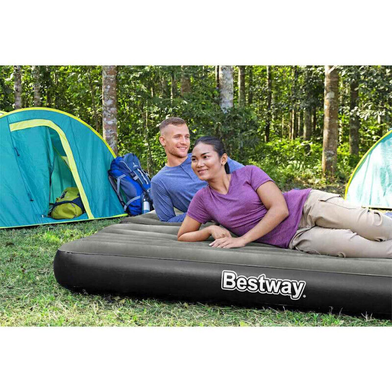 foto del prodotto materasso gonfiabile 3 in 1 nero e grigio 188x99x25 cm bestway