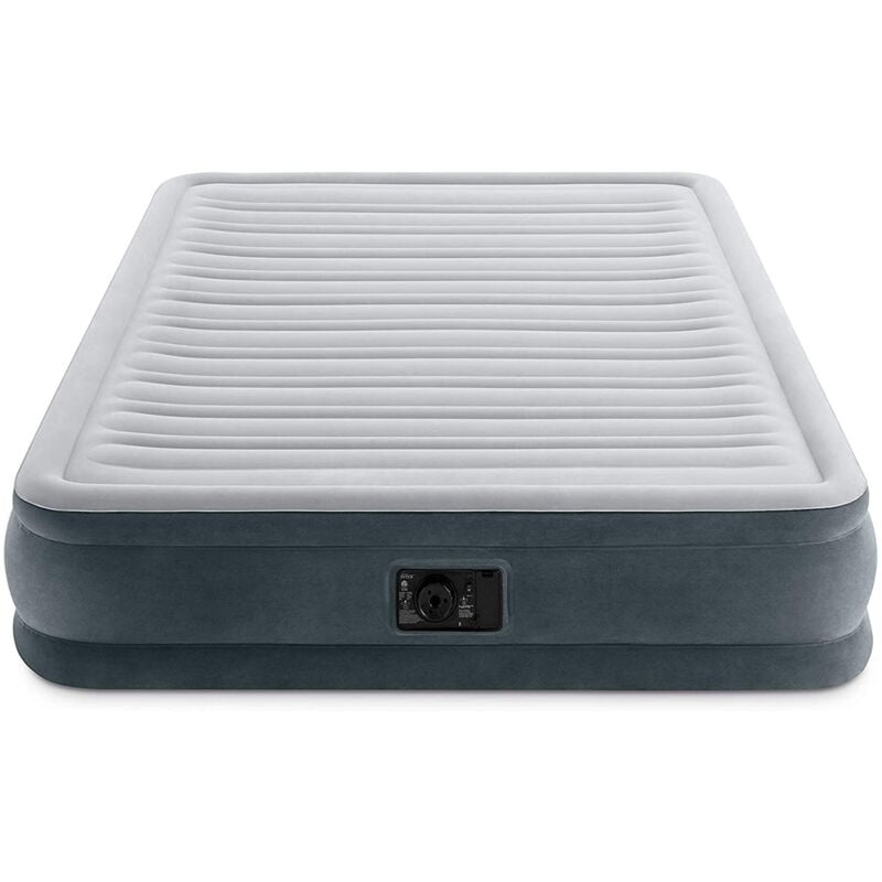 foto del prodotto materasso gonfiabile matrimoniale intex 67770nd con pompa airbed dura-beam comfort-plush mid-rise