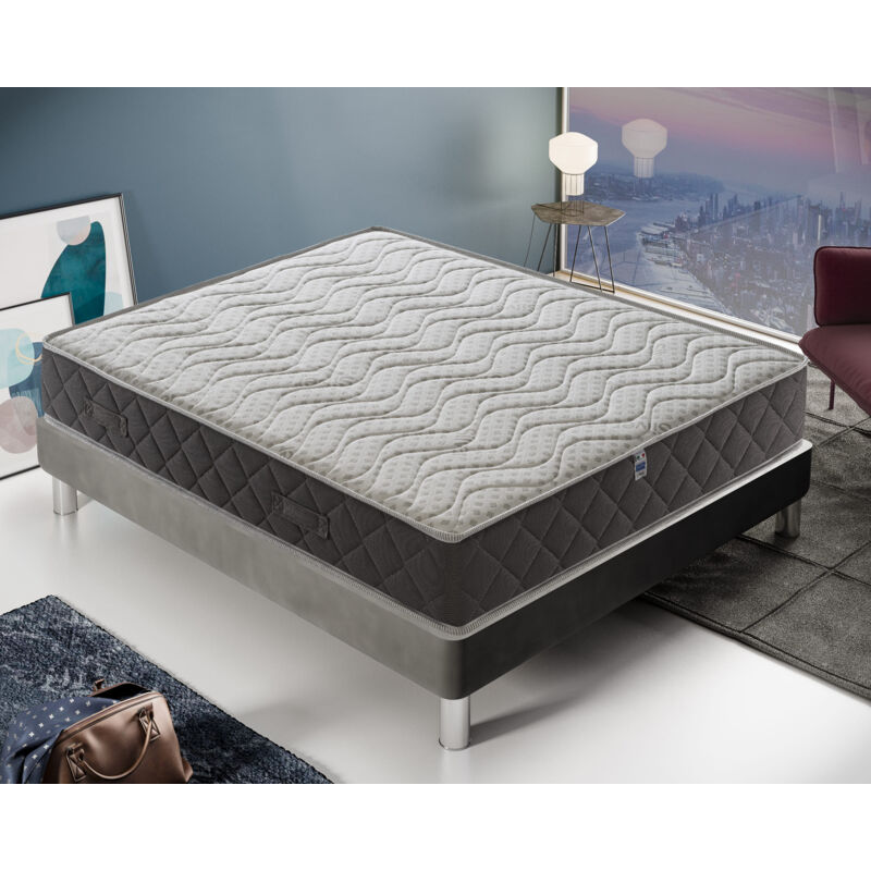 foto del prodotto materasso in memory foam 11 zone di comfort rivestimento silver safe 140x200
