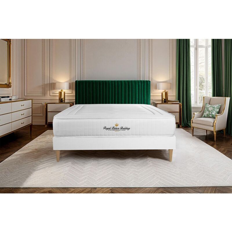 foto del prodotto materasso lancaster 180x220cm , spessore 22cm, molle insacchettate e memory foam, rigido, 3 zone di comfort