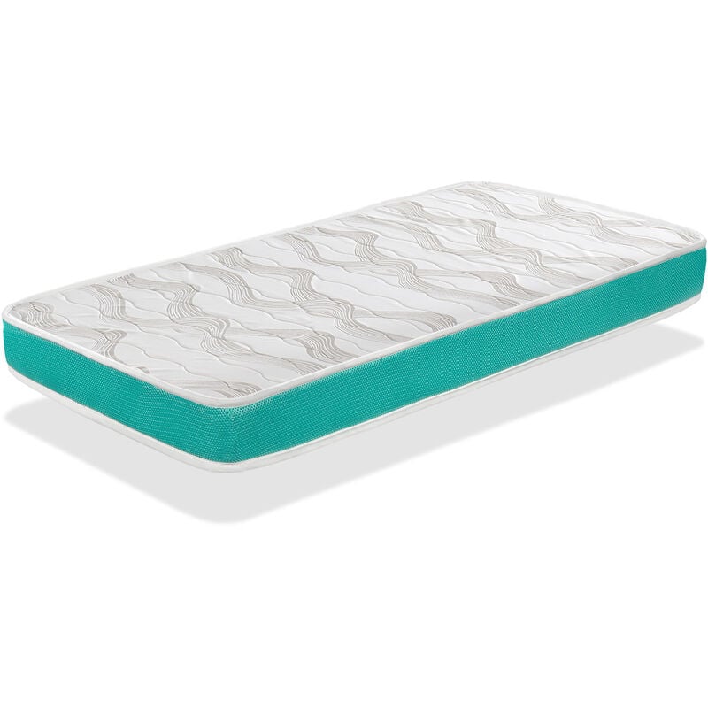 foto del prodotto materasso lettino bambino 70x140 milu vert alto 14 cm nucleo traforato e traspirante