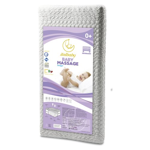 foto del prodotto materasso lettino italbaby 010 2311 massage antiacaro 0 