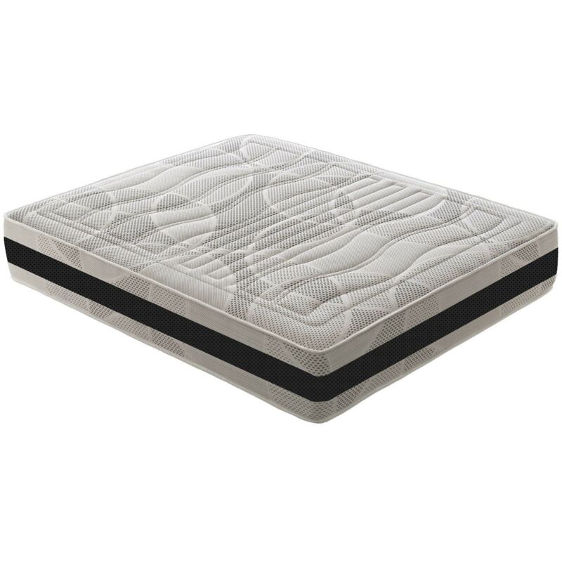 foto del prodotto materasso matrimoniale 160x190 a molle insacchettate e memory foam 7 zone di comfort ortopedico alto 27 cm