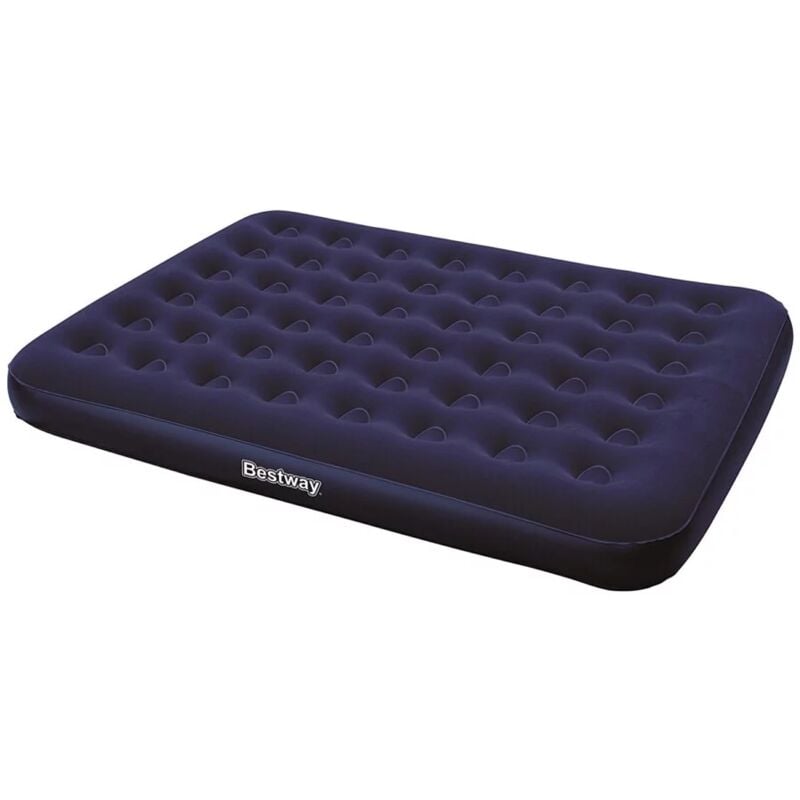 foto del prodotto materasso matrimoniale gonfiabile floccato bestway in vinile blu 191x137x22 cm cod. 67002