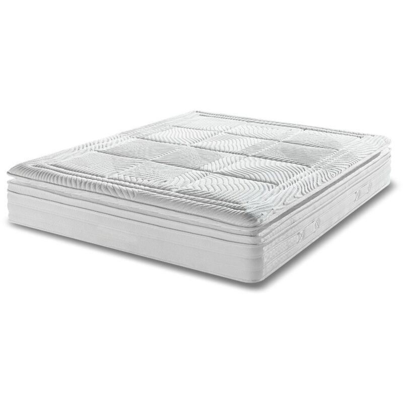 foto del prodotto materasso matrimoniale memory foam doppio strato molle insacchettate 160x190x30h cm delia