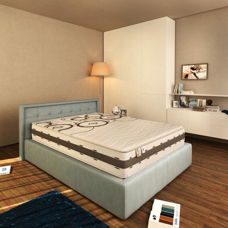 immagine 0 del prodotto materasso memory alto 25 cm certificato sanitized fascia traspirante 3d notti d argento plus piazza e mezzo 120x190 cm baldiflex