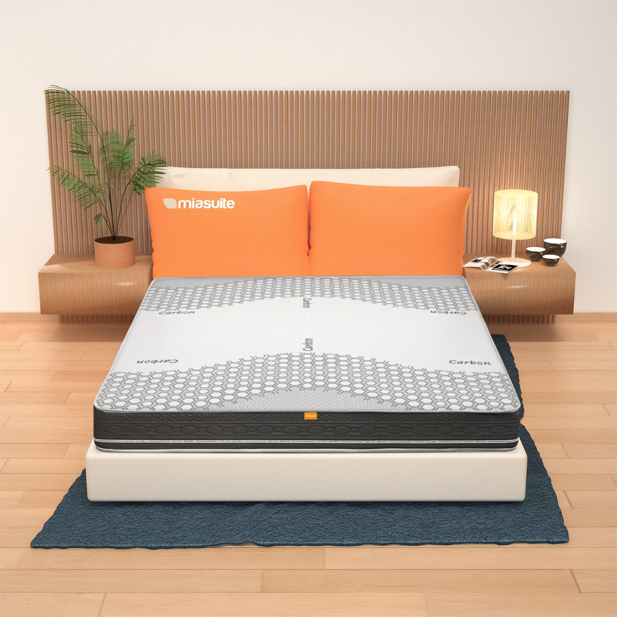 foto del prodotto materasso molle insacchettate e memory matrimoniale 170x190, alto 25 cm rivestimento carbon. zefiro