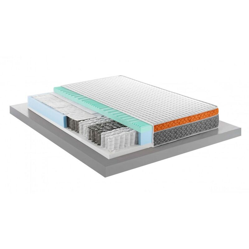immagine 0 del prodotto materasso molle memory med h4 matrimoniale 160x195 athena med 4d r evo disp. medico detraibile h26, a 9 zone di portanza differenziata, sfoderabile