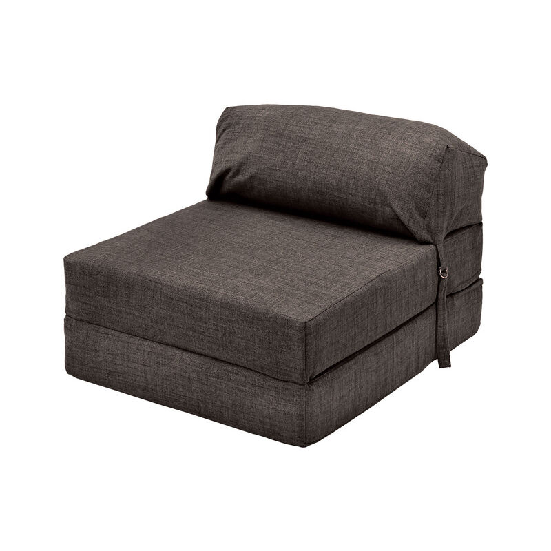 foto del prodotto materasso pieghevole per adulti, materasso per ospiti per soggiorno, materasso futon da interno 168x60x14 cm con poggiatesta, materasso trasformabile