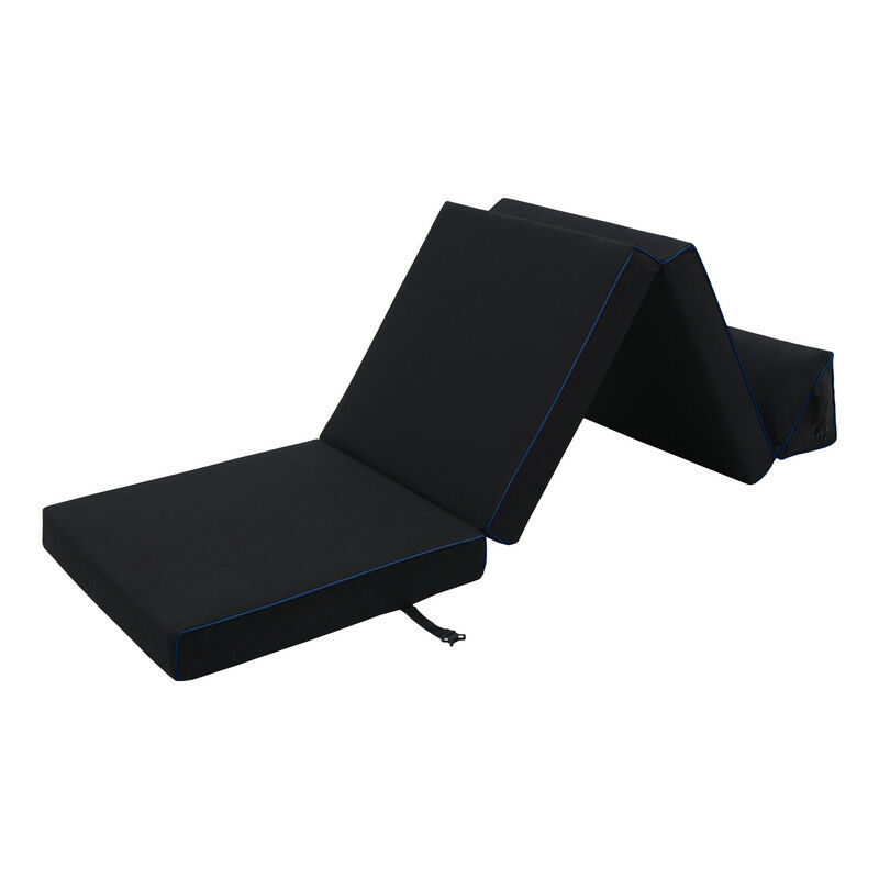 foto del prodotto materasso pieghevole per il gioco, materasso pieghevole da gioco z bed resistente all acqua con cinghie con fibbia, 218x64x10 cm materasso ospiti