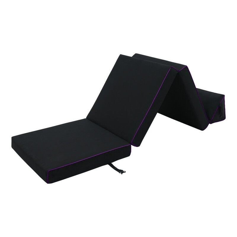 foto del prodotto materasso pieghevole per il gioco, materasso pieghevole da gioco z bed resistente all acqua con cinghie con fibbia, 218x64x10 cm materasso ospiti
