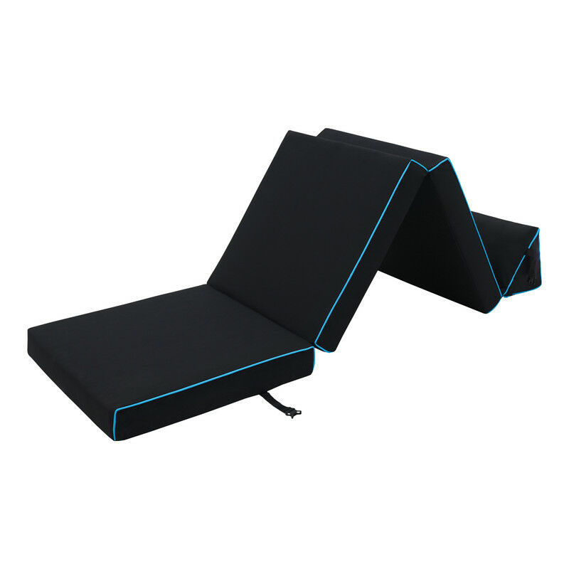 foto del prodotto materasso pieghevole per il gioco, materasso pieghevole da gioco z bed resistente all acqua con cinghie con fibbia, 218x64x10 cm materasso ospiti