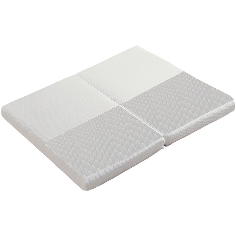 foto del prodotto materasso pieghevole, tessuto a nido d ape, certificato oeko tex, ergonomico, traspirante e resistente, fodera a compressione, tappetino multiuso,
