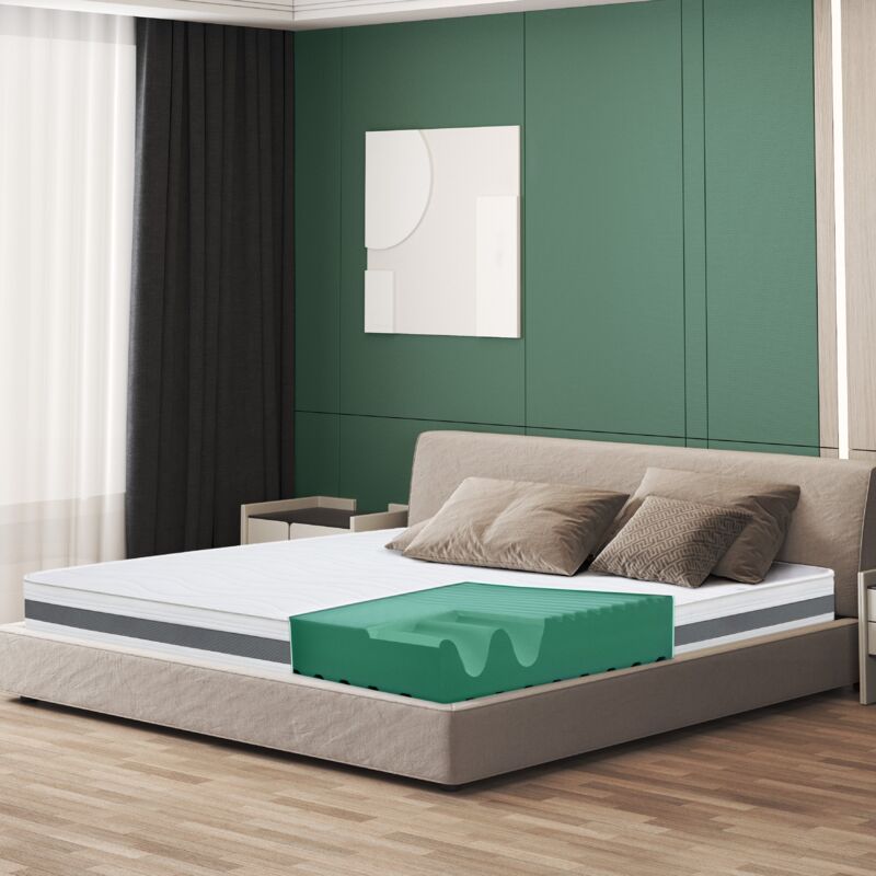 foto del prodotto materasso singolo 100x180 memory ortopedico altezza 16 cm made in italy