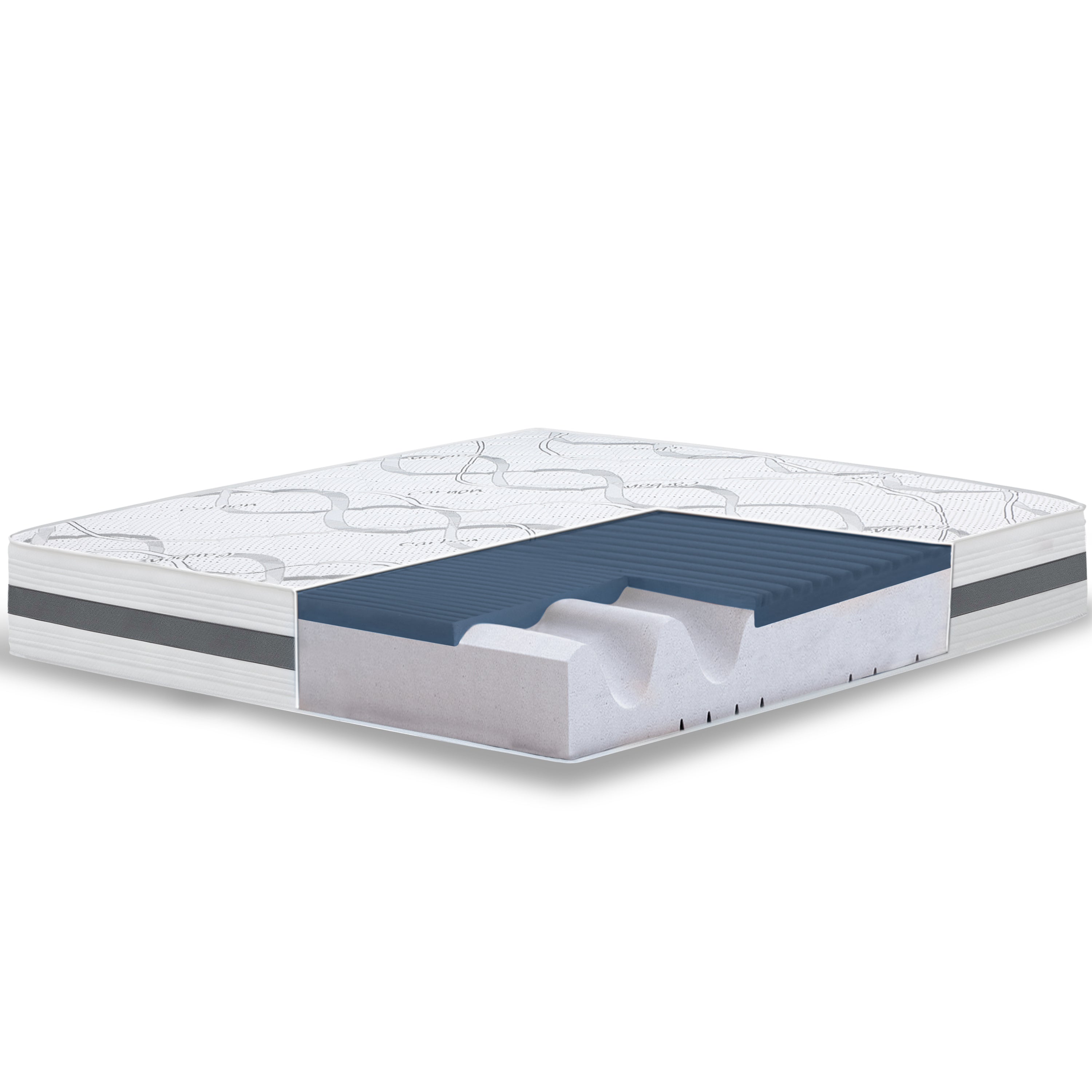 immagine 0 del prodotto materasso una piazza e mezza 120x175 memory foam anallergico antibatterico altezza 22 cm made in italy