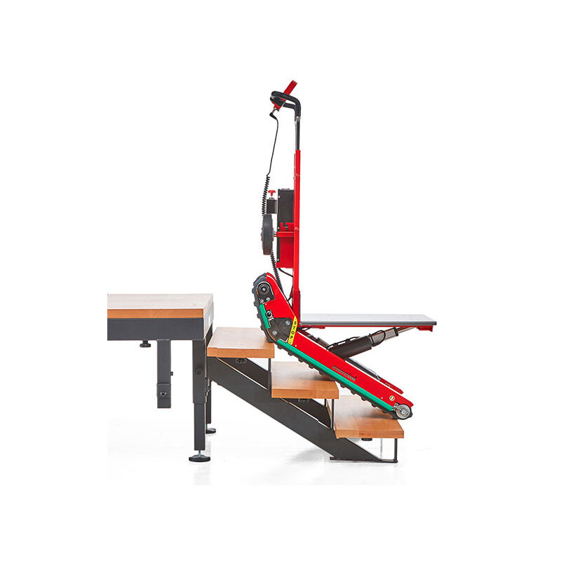 foto del prodotto matis re carrello elettrico per scale ripiano 633x500mm carico max 400kg dom400