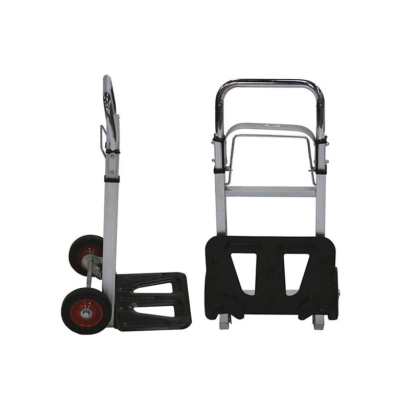 foto del prodotto matis re carrello pieghevole e telescopico portata 90 kg ruote di gomma at90