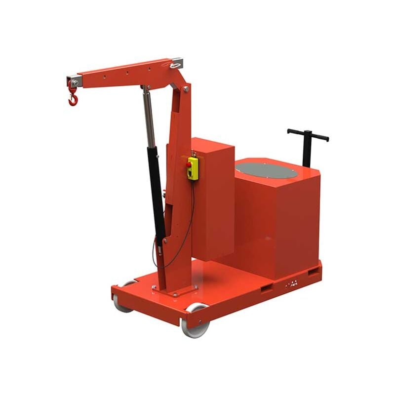 foto del prodotto matis re gru elettrica per officina capra di sollevamento elettrica con sbalzo di 1250 mm movimento ed estensione manuali carico massimo 1000