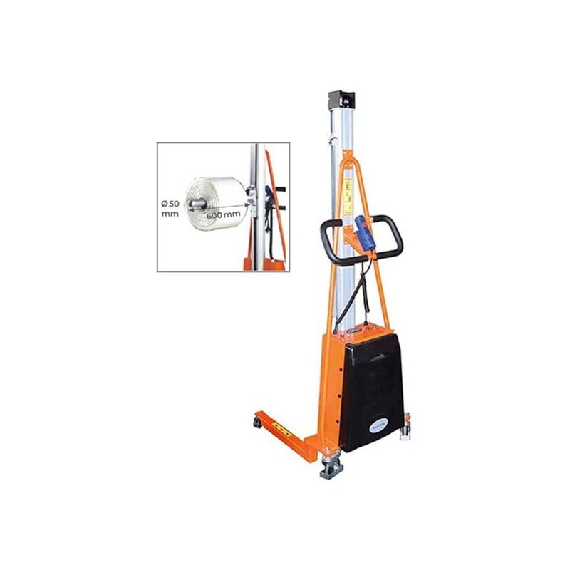foto del prodotto matis re impilatore semi elettrico asse bobina carico max 100kg e100 axe