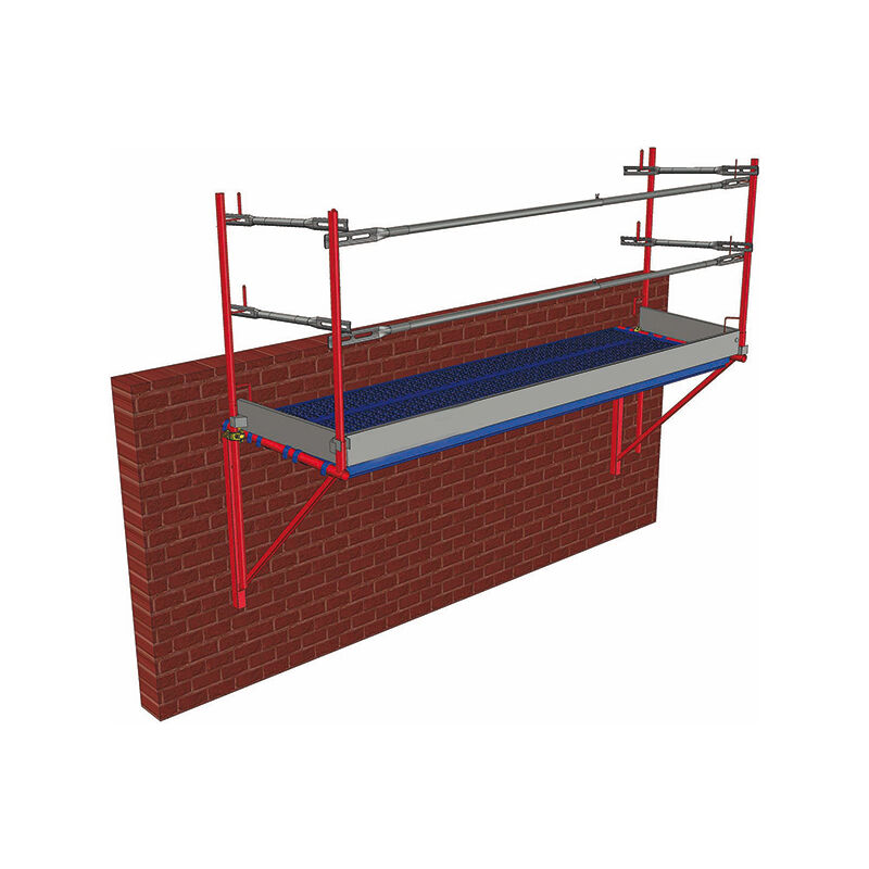 foto del prodotto matis re kit staffa 6m con parapetto frontale e laterale tubo tondo kitcf1000epx6m gcl