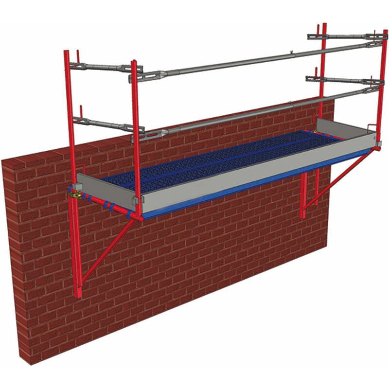 foto del prodotto matis re kit staffa 9m con parapetto frontale e laterale tubo tondo kitcf1000epx9m gcl
