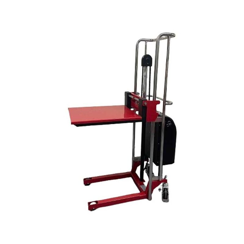 foto del prodotto matis re mini impilatore elettroidraulico con piattaforma carico massimo 400 kg sollevamento massimo 1500 mm 300288 300321