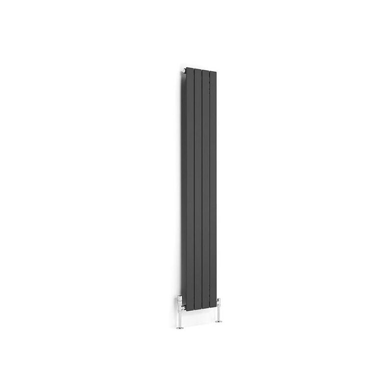 foto del prodotto matisère - radiatore acqua calda metallic grey alto 1800mm e largo 292mm - 522 watt - for1800292v10lpmgr