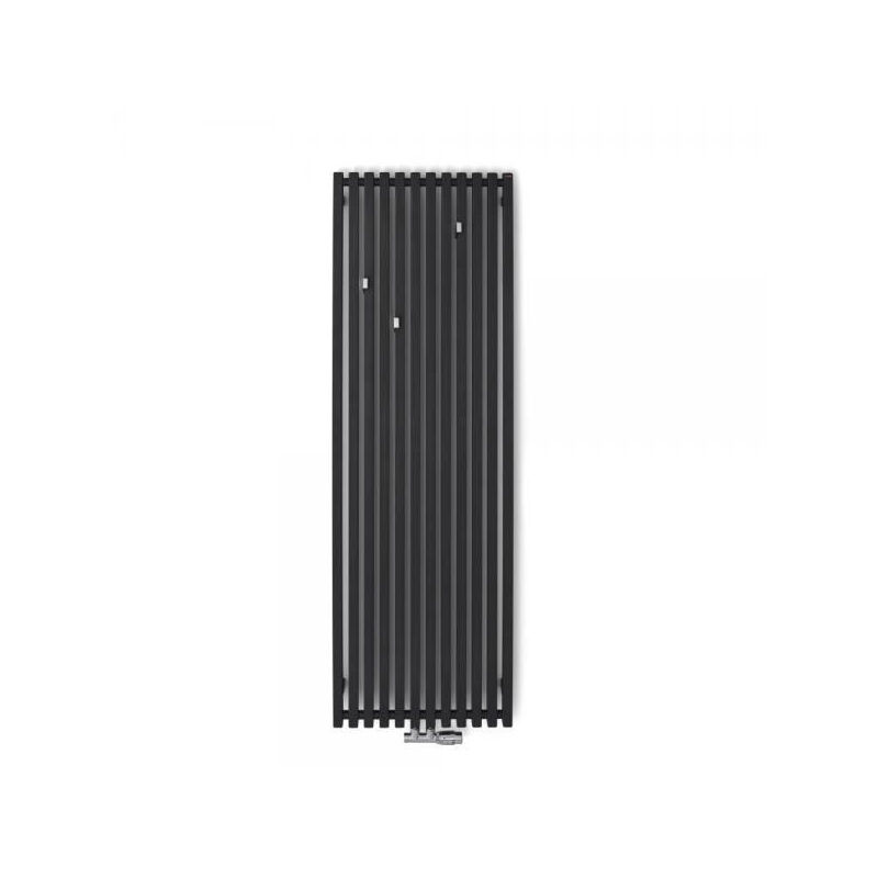 foto del prodotto matis re radiatore acqua calda nero alto 1700mm e largo 380mm 850 watt tri1700 380yln