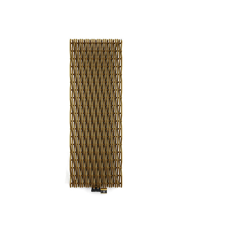 foto del prodotto matis re radiatore dorato acqua calda alto 1300mm e largo 218mm 408 watt wil1300 218zxhal