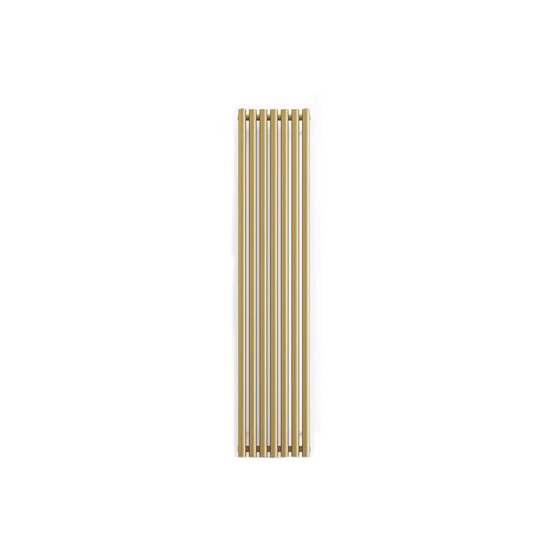 foto del prodotto matis re radiatore eletrico dorato di 1200mm di altezza e 95mmm di larghezza 200 watt rol1200 95roe1bra