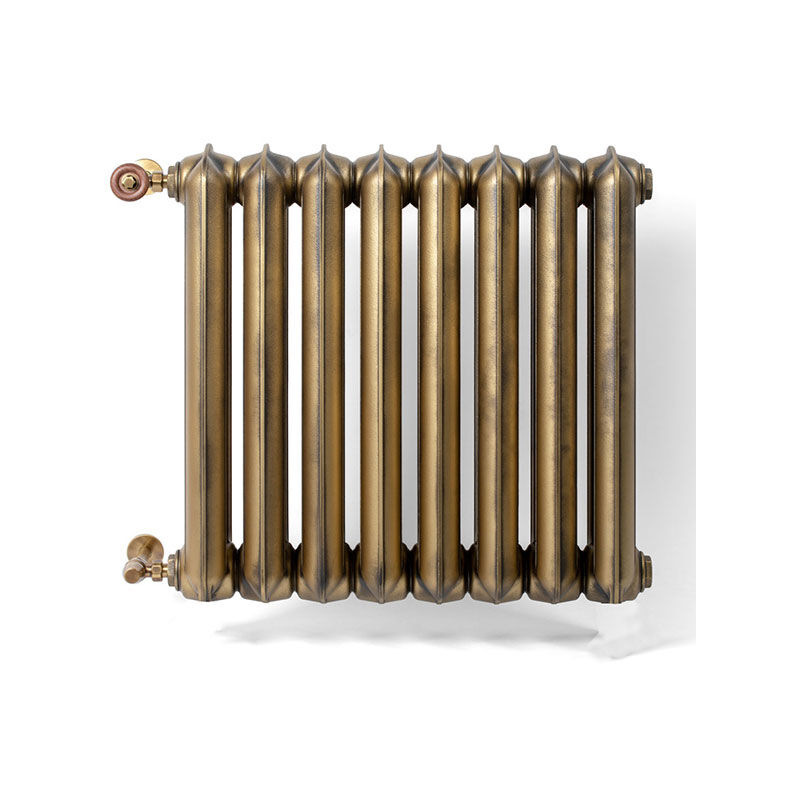 foto del prodotto matis re radiatore ghisa dorato di 460mm di altezza e 442mm di larghezza 432 watt pla460 442an5