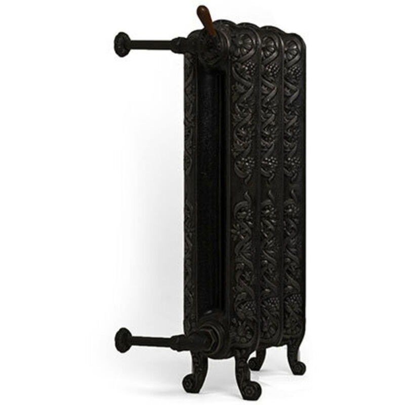 foto del prodotto matisère - radiatore in ghisa nero - altezza 720mm - lunghezza 360mm - 480 watt - spessore 180mm - capacità 1221l - kas720/360fb3