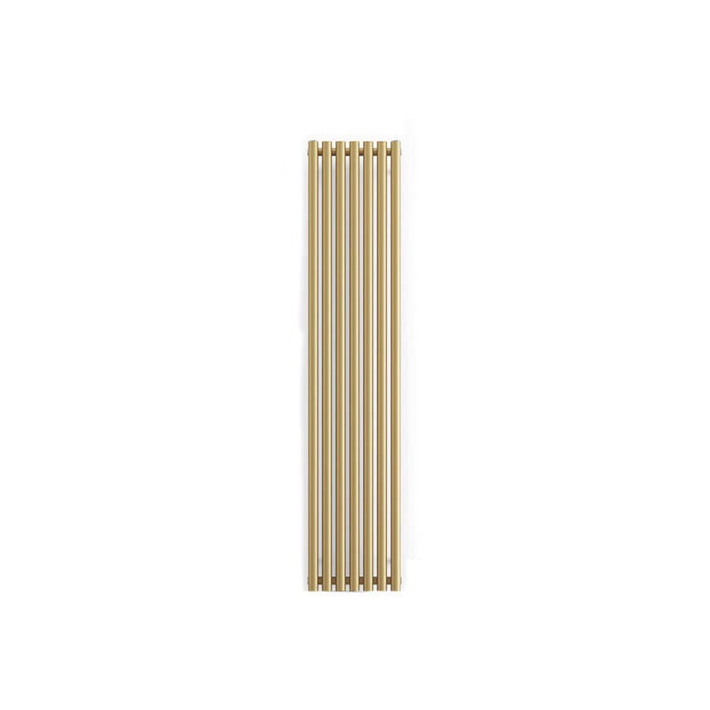 foto del prodotto matis re radiatore misto dorato di 1200mm di altezza e 95mmm di larghezza 162 watt rol1200 95roz8bra