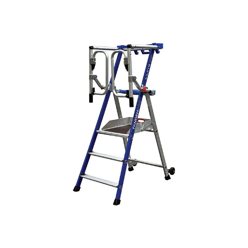 foto del prodotto matis re scala a palchetto 3 gradini altezza mass. lavoro 2.70m pirlf3 u alu