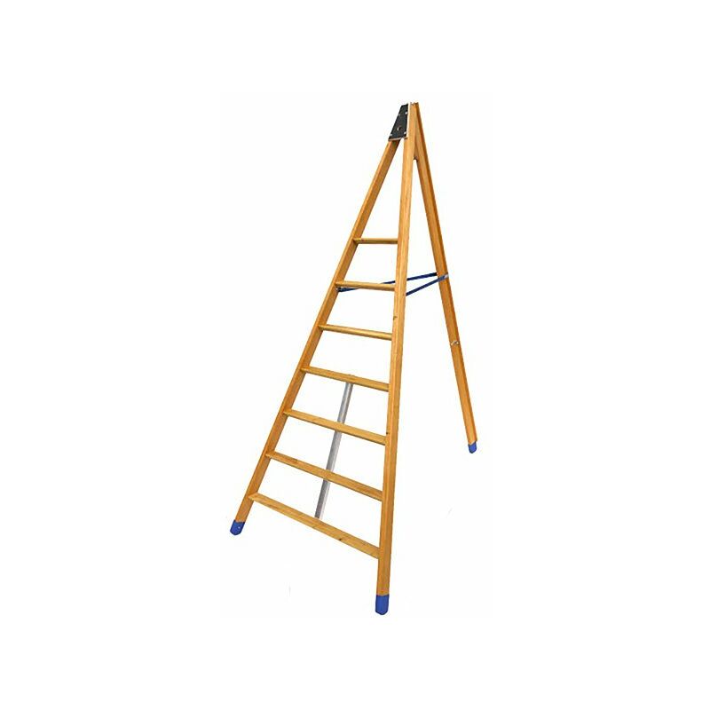 foto del prodotto matis re scala agricola in legno per potatura e raccolta altezza della scala 1.50m edc150