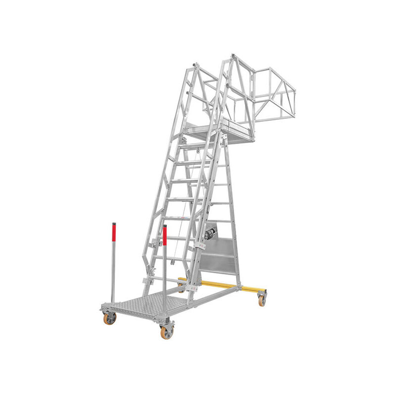 foto del prodotto matis re scala altezza d accesso da 2.70 a 4.03m guarda corpo circolare 2280 gcro
