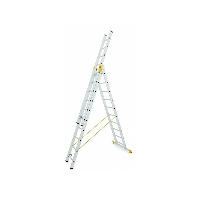 foto del prodotto matisère - scala componibile triplo uso - altezza raggiungibile posizione scala semplice 6.76m - posizione scala doppia 4.71m - 8610