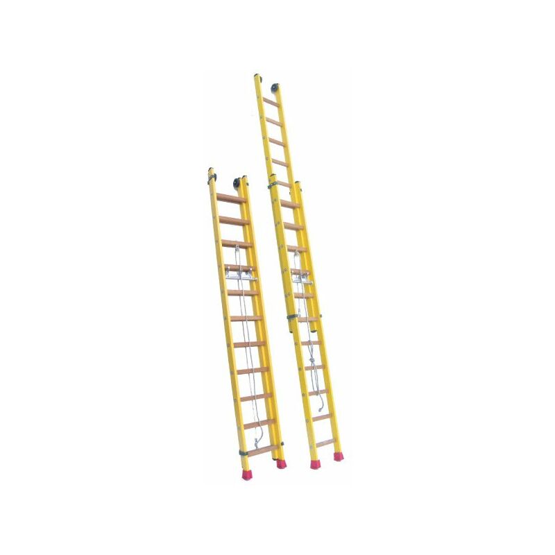foto del prodotto matis re scala isolante in vetroresima a sfilo altezza raggiungibile 10.40m fc2 600